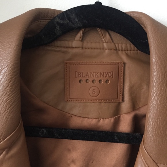 Blank NYC Brown Vegan Moto Jacket - Picture 3 of 5
